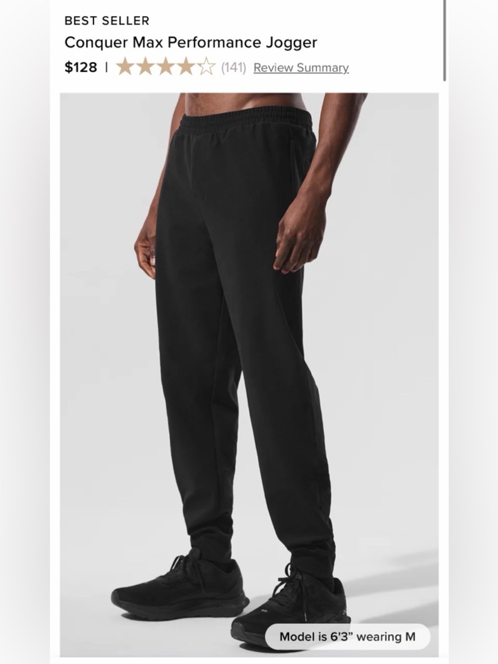 ALO Yoga Men's Conquer Max Performance Jogger Pants